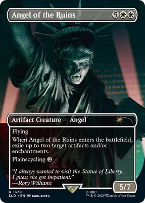 Angel of the Ruins (1378) card from Secret Lair Drop Series