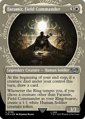 Faramir, Field Commander (Showcase) (Surge Foil) card from Universes Beyond: The Lord of the Rings: Tales of Middle-earth