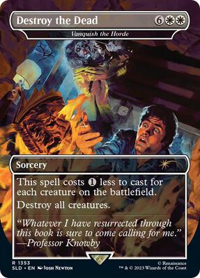 Destroy the Dead - Vanquish the Horde card from Secret Lair Drop Series