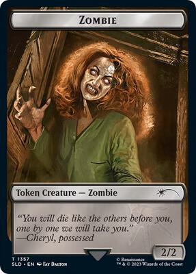 Zombie Token card from Secret Lair Drop Series