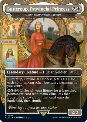 Buttercup, Provincial Princess - Sisay, Weatherlight Captain card from Secret Lair Drop Series