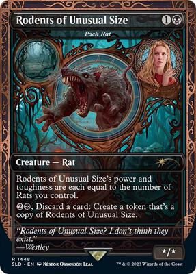 Rodents of Unusual Size - Pack Rat card from Secret Lair Drop Series