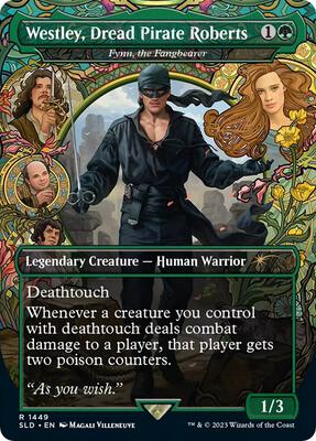 Westley, Dread Pirate Roberts - Fynn, the Fangbearer card from Secret Lair Drop Series