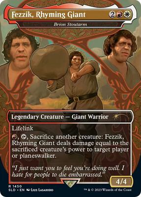 Fezzik, Rhyming Giant - Brion Stoutarm card from Secret Lair Drop Series