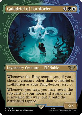 Galadriel of Lothlorien (Showcase) (Surge Foil) card from Universes Beyond: The Lord of the Rings: Tales of Middle-earth