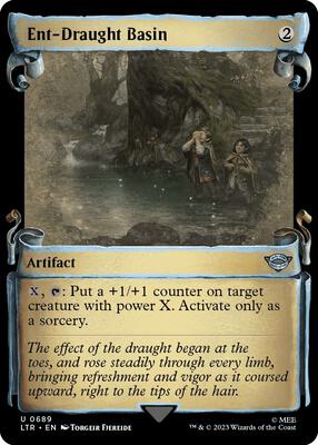 Ent-Draught Basin (Showcase Scrolls) card from Universes Beyond: The Lord of the Rings: Tales of Middle-earth