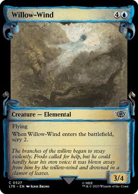 Willow-Wind (Showcase Scrolls) card from Universes Beyond: The Lord of the Rings: Tales of Middle-earth