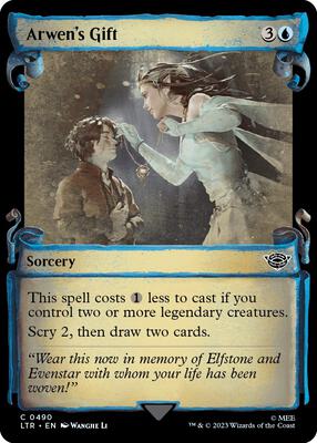 Arwen's Gift (Showcase Scrolls) card from Universes Beyond: The Lord of the Rings: Tales of Middle-earth