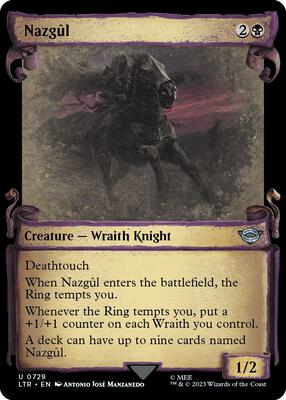 Nazgul (0729) (Showcase Scrolls) card from Universes Beyond: The Lord of the Rings: Tales of Middle-earth
