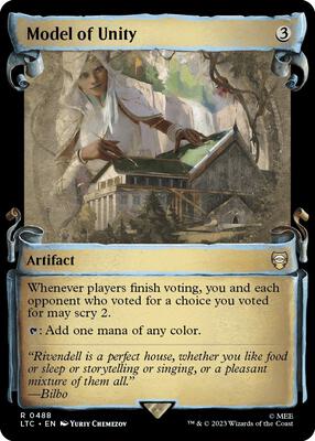 Model of Unity (Showcase Scrolls) card from Commander: The Lord of the Rings: Tales of Middle-earth