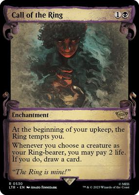 Call of the Ring (Showcase Scrolls) card from Universes Beyond: The Lord of the Rings: Tales of Middle-earth
