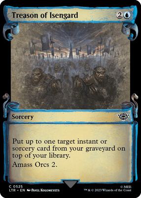 Treason of Isengard (Showcase Scrolls) card from Universes Beyond: The Lord of the Rings: Tales of Middle-earth