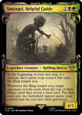 Smeagol, Helpful Guide (Showcase Scrolls) card from Universes Beyond: The Lord of the Rings: Tales of Middle-earth