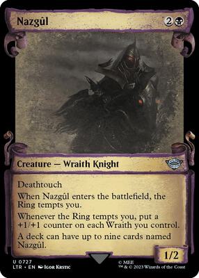 Nazgul (0727) (Showcase Scrolls) card from Universes Beyond: The Lord of the Rings: Tales of Middle-earth