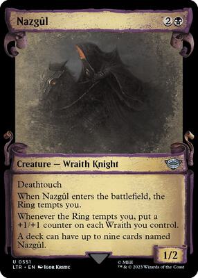 Nazgul (0551) (Showcase Scrolls) card from Universes Beyond: The Lord of the Rings: Tales of Middle-earth