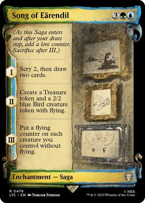 Song of Earendil (Showcase Scrolls) card from Commander: The Lord of the Rings: Tales of Middle-earth