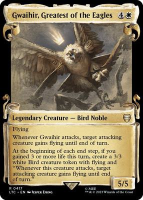 Gwaihir, Greatest of the Eagles (Showcase Scrolls) card from Commander: The Lord of the Rings: Tales of Middle-earth