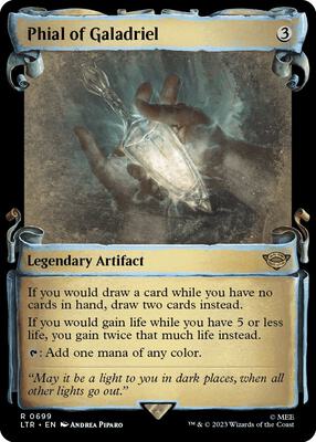 Phial of Galadriel (Showcase Scrolls) card from Universes Beyond: The Lord of the Rings: Tales of Middle-earth