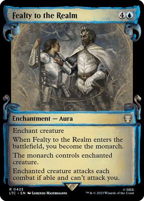 Fealty to the Realm (Showcase Scrolls) card from Commander: The Lord of the Rings: Tales of Middle-earth