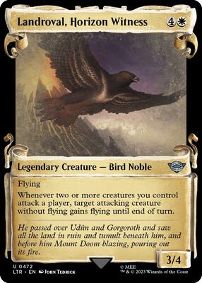 Landroval, Horizon Witness (Showcase Scrolls) card from Universes Beyond: The Lord of the Rings: Tales of Middle-earth