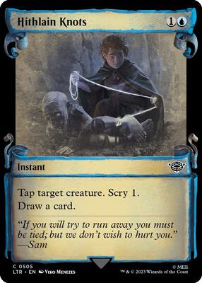 Hithlain Knots (Showcase Scrolls) card from Universes Beyond: The Lord of the Rings: Tales of Middle-earth
