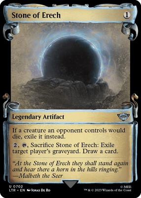 Stone of Erech (Showcase Scrolls) card from Universes Beyond: The Lord of the Rings: Tales of Middle-earth