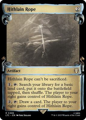Hithlain Rope (Showcase Scrolls) card from Commander: The Lord of the Rings: Tales of Middle-earth