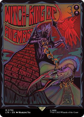 Witch-king of Angmar (Borderless Poster) card from Universes Beyond: The Lord of the Rings: Tales of Middle-earth