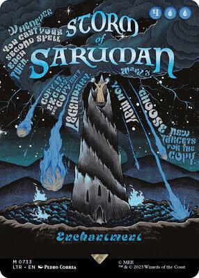 Storm of Saruman (Borderless Poster) card from Universes Beyond: The Lord of the Rings: Tales of Middle-earth