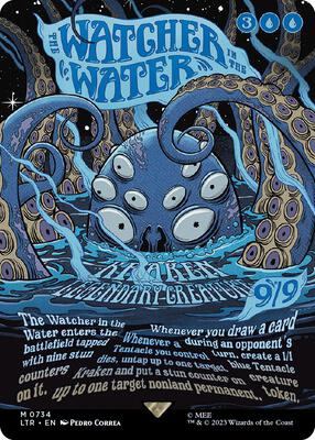 The Watcher in the Water (Borderless Poster) card from Universes Beyond: The Lord of the Rings: Tales of Middle-earth