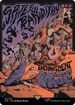 Spiteful Banditry (Borderless Poster) card from Universes Beyond: The Lord of the Rings: Tales of Middle-earth