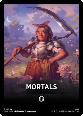 Mortals Theme Card card from Universes Beyond: The Lord of the Rings: Tales of Middle-earth
