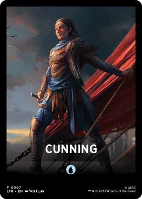 Cunning Theme Card card from Universes Beyond: The Lord of the Rings: Tales of Middle-earth