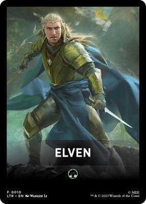 Elven Theme Card card from Universes Beyond: The Lord of the Rings: Tales of Middle-earth