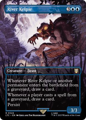 River Kelpie (Borderless) card from Commander: The Lord of the Rings: Tales of Middle-earth