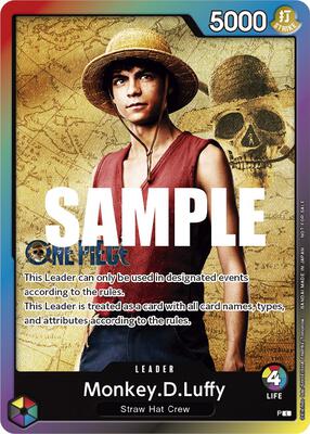 Monkey.D.Luffy (Leader Pack - Live Action) (Sealed Battle 2023 Vol. 1) card from One Piece Promotion Cards