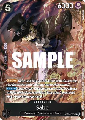 Sabo (Sealed Battle 2023 Vol. 1) card from One Piece Promotion Cards