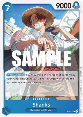 Shanks (Sealed Battle Kit Vol. 1) card from One Piece Promotion Cards