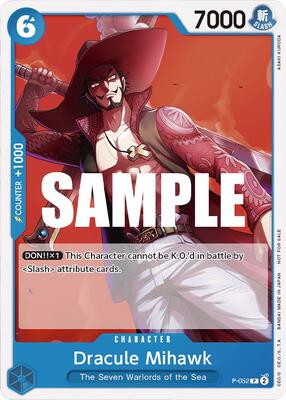 Dracule Mihawk (Sealed Battle Kit Vol. 1) card from One Piece Promotion Cards