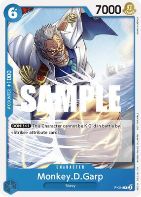 Monkey.D.Garp (Sealed Battle Kit Vol. 1) card from One Piece Promotion Cards