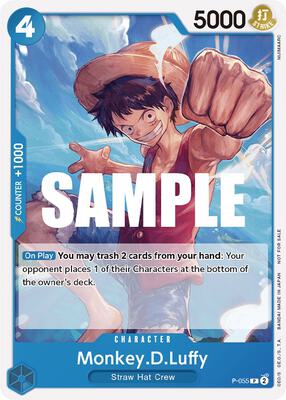 Monkey.D.Luffy (055) (Sealed Battle Kit Vol. 1) card from One Piece Promotion Cards