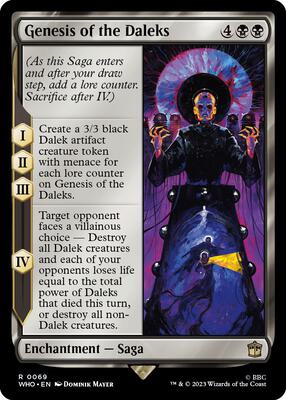 Genesis of the Daleks card from Universes Beyond: Doctor Who