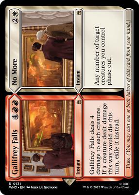 Gallifrey Falls // No More card from Universes Beyond: Doctor Who