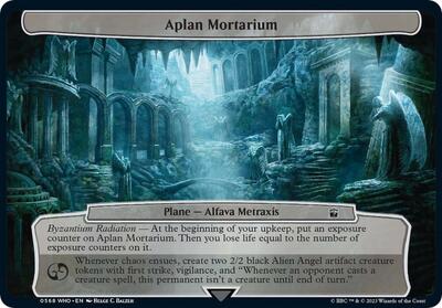 Aplan Mortarium card from Planechase: Universes Beyond: Doctor Who
