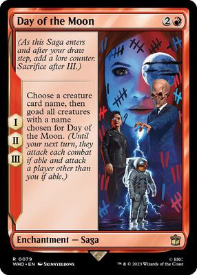 Day of the Moon card from Universes Beyond: Doctor Who