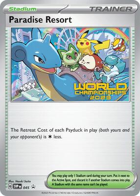 Paradise Resort - 045 (World Championships 2023) card from SV: Scarlet & Violet Promo Cards