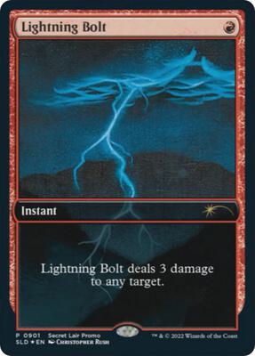 Lightning Bolt (0901) card from Secret Lair Drop Series