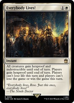 Everybody Lives! card from Universes Beyond: Doctor Who