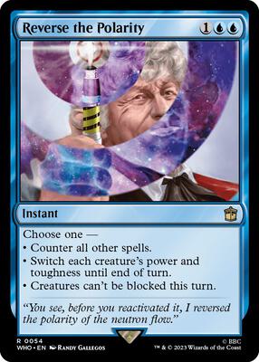 Reverse the Polarity card from Universes Beyond: Doctor Who
