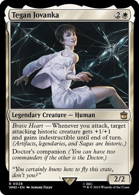 Tegan Jovanka card from Universes Beyond: Doctor Who
